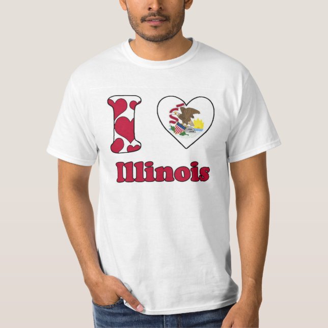 Camiseta Amo Illinois (Anverso)