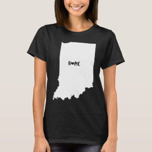 Camiseta Amo Indiana Hogar Indiana Estado Americano Orgullo