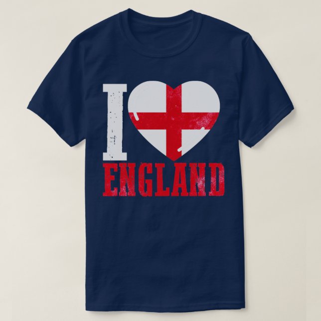 Camiseta Amo Inglaterra (Diseño del anverso)