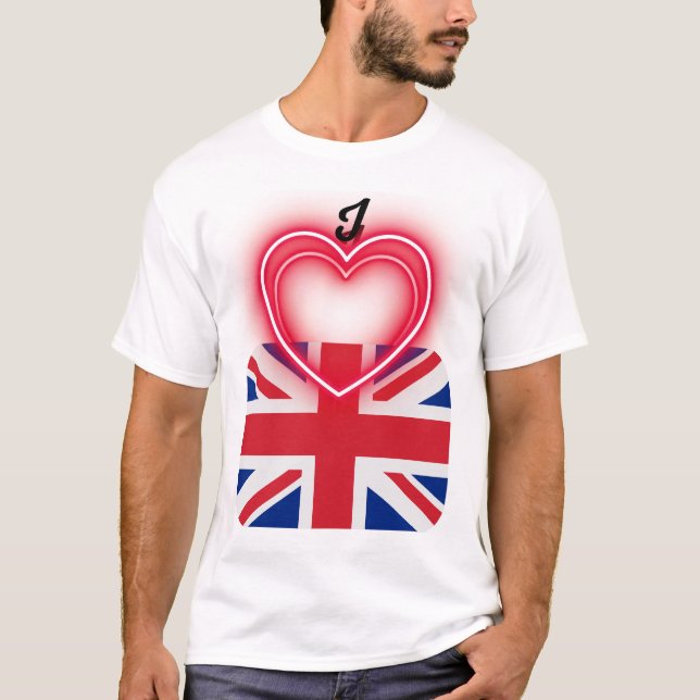 Camiseta Amo Inglaterra (Anverso)