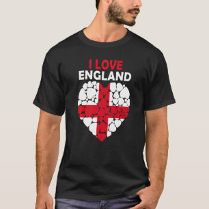 Camiseta Amo Inglaterra Orgullosa De Ser La Bandera Inglesa