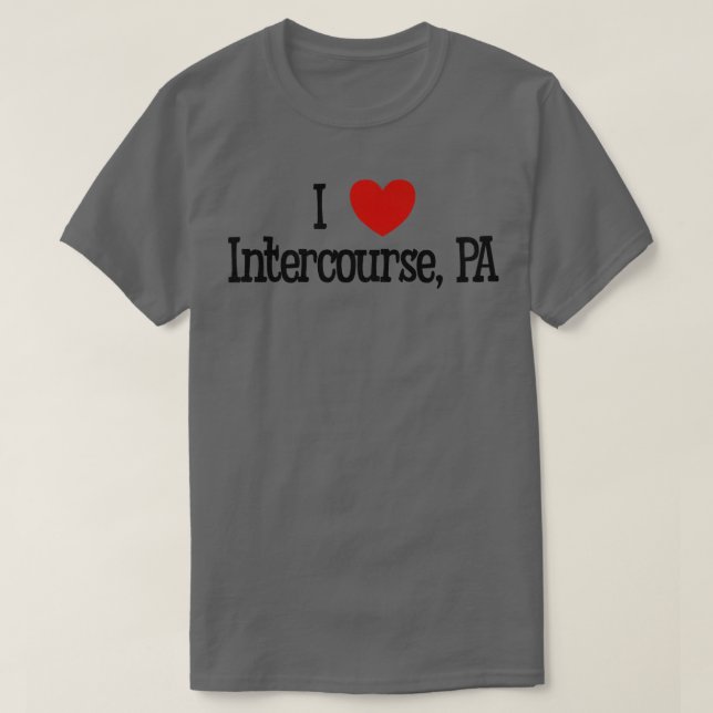 Camiseta Amo Intercourse PA (Diseño del anverso)