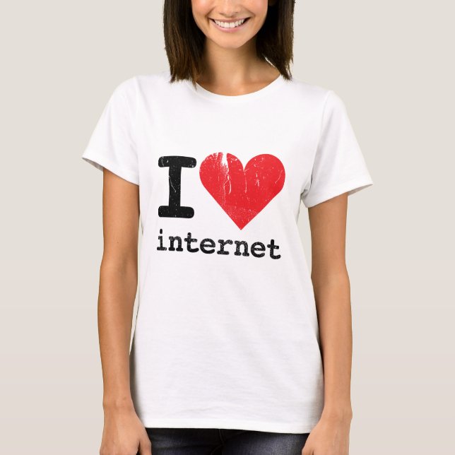 Camiseta Amo Internet (Anverso)