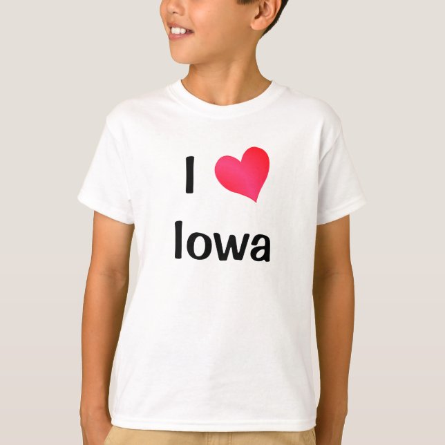 Camiseta Amo Iowa (Anverso)