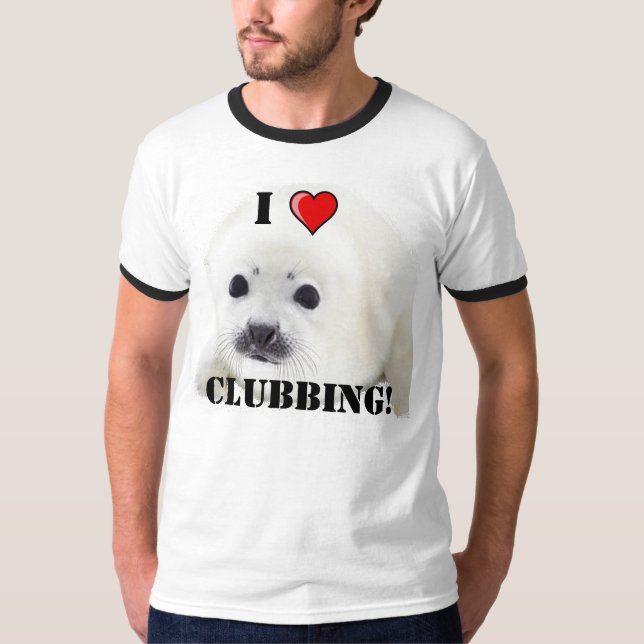 Camiseta ¡Amo ir de discotecas! ¿Hace usted? (Anverso)