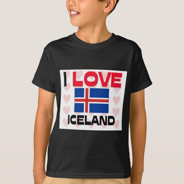 Camiseta Amo Islandia (Anverso)