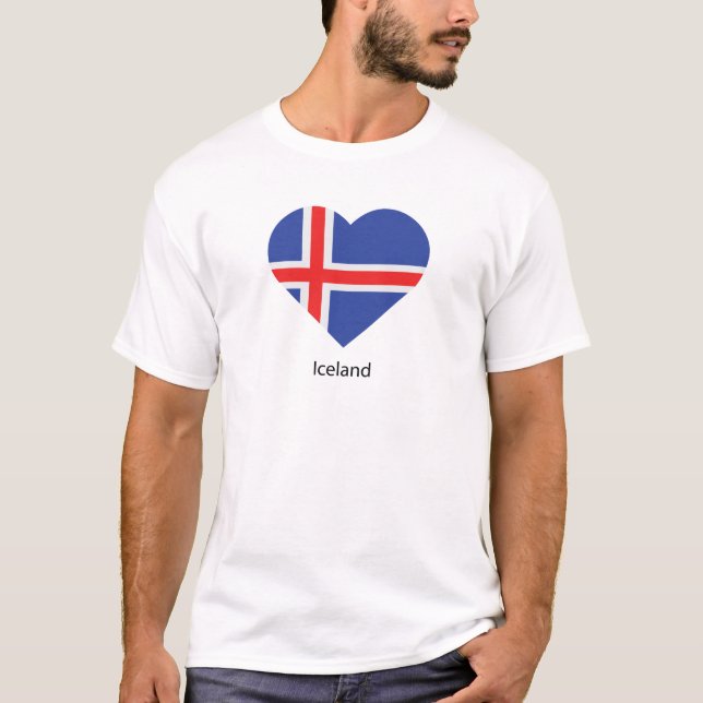 Camiseta Amo Islandia (Anverso)
