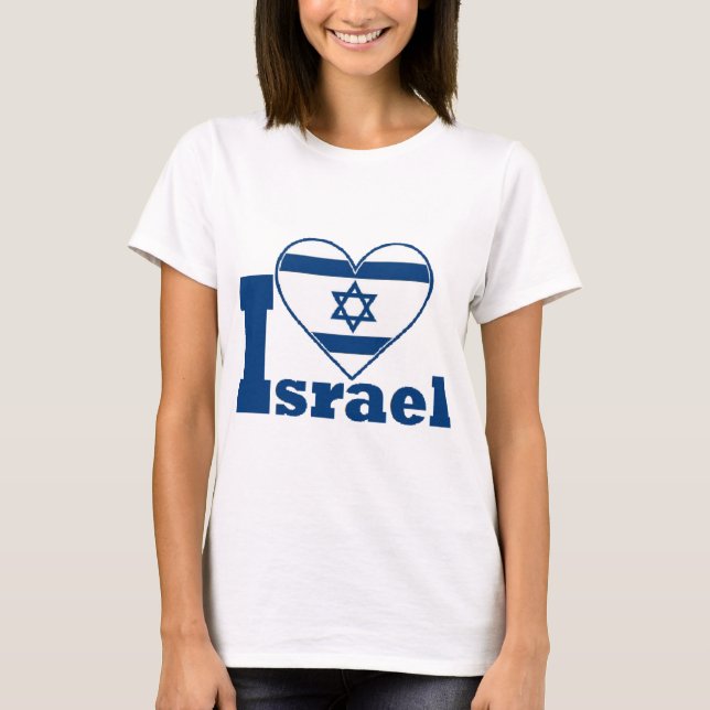 Camiseta Amo Israel (Anverso)