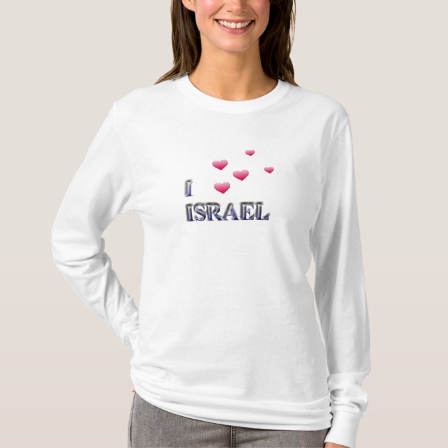 Camiseta Amo Israel (Anverso)