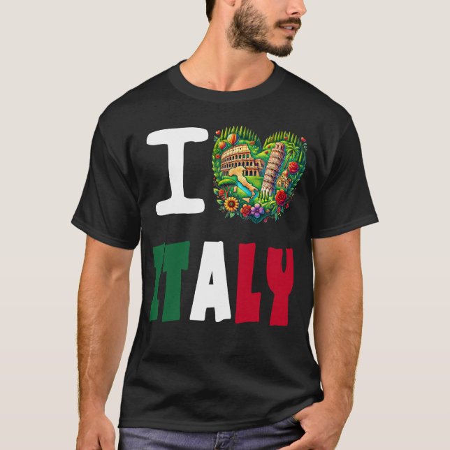 Camiseta Amo Italia (Anverso)