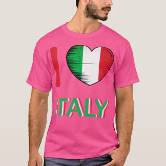 Camiseta Amo Italia Mi hogar Mi país 3