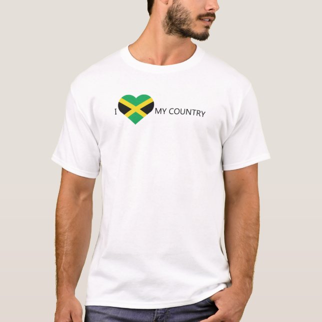 Camiseta Amo Jamaica (Anverso)