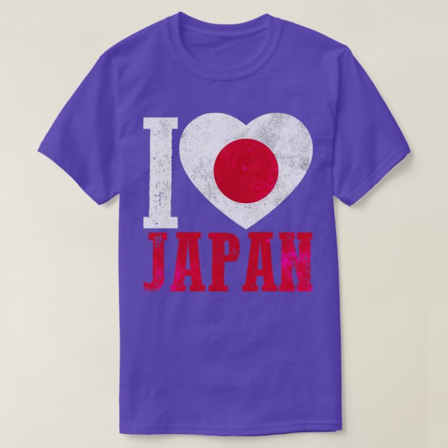 Camiseta Amo Japón (Diseño del anverso)