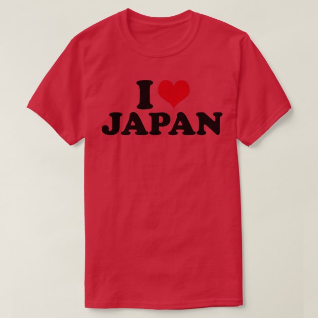 Camiseta Amo Japón (Diseño del anverso)