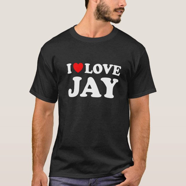 Camiseta Amo Jay I Heart Jay (Anverso)
