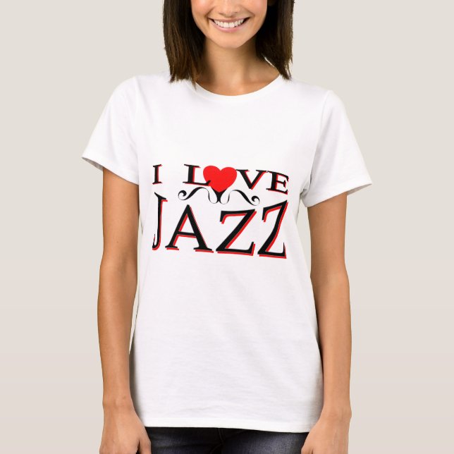 Camiseta Amo jazz (Anverso)