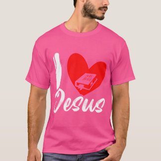 Camiseta Amo Jesucristo Cristiano Devotee el Sagrado B