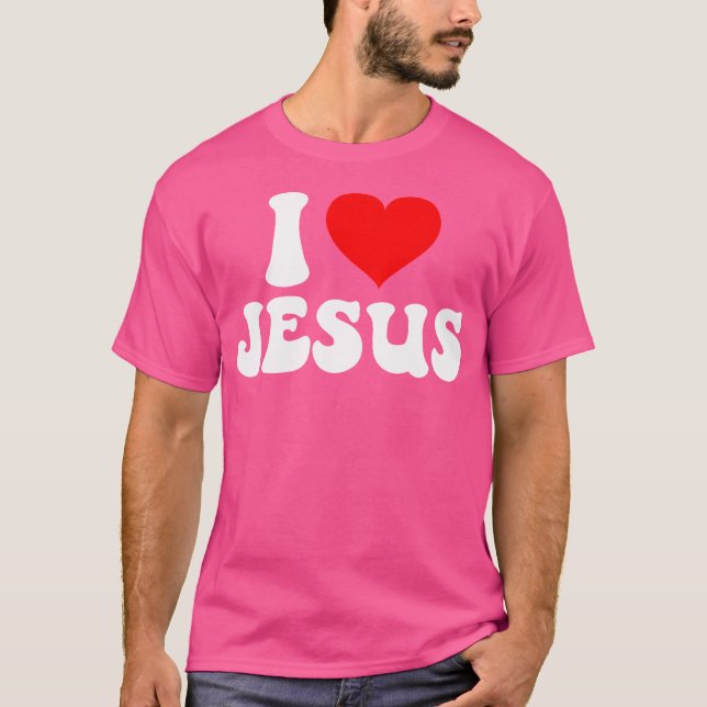Camiseta Amo Jesucristo de la Biblia (Anverso)