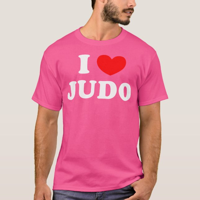 Camiseta Amo Judo I Heart Judo (Anverso)