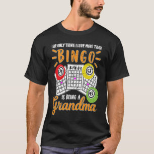Camiseta Amo juego de bingo Abuela