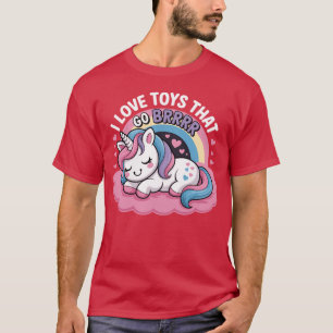 Camiseta Amo juguetes que van Brrr Humor adulto inapropiado