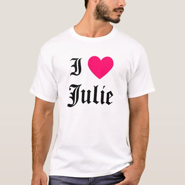 Camiseta Amo Julie (Anverso)