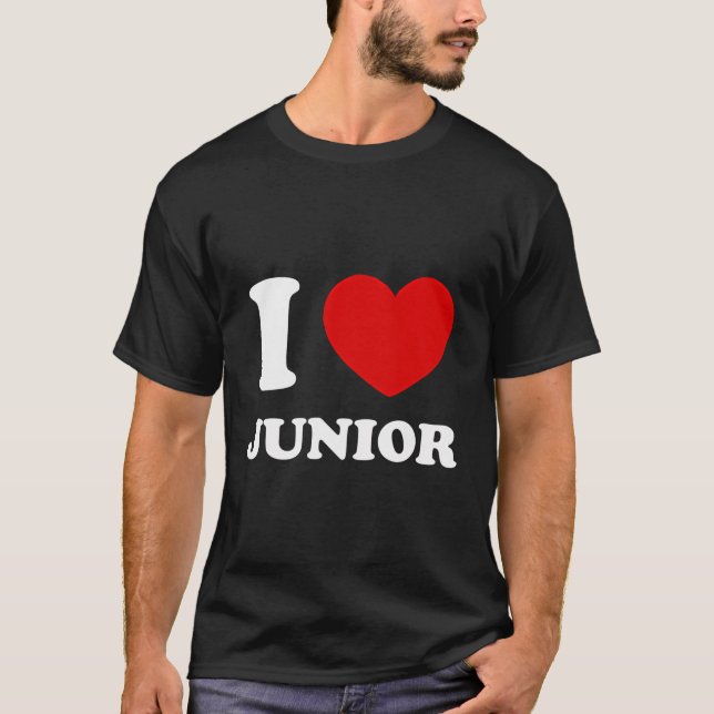 Camiseta Amo Junior I Heart Junior Funny Junior (Anverso)