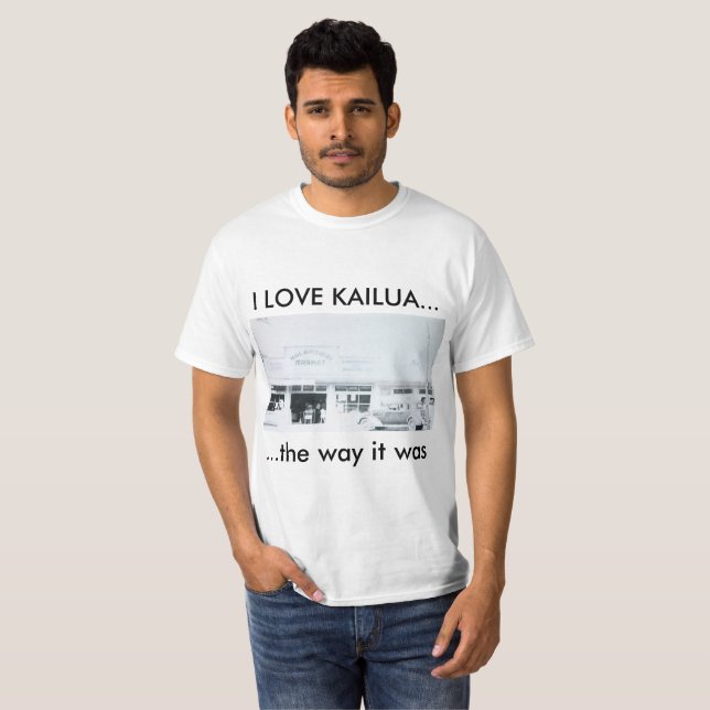 Camiseta AMO KAILUA… la manera que era (Anverso completo)