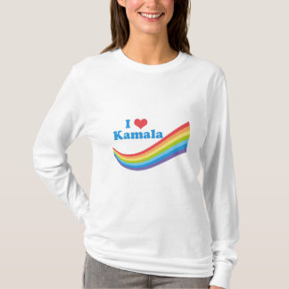 Camiseta Amo Kamala, Elección Cuidada en Arcoiris Larga Man