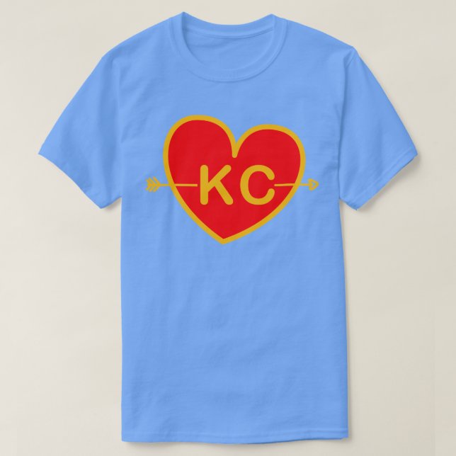 Camiseta Amo Kansas City Heart KC (Diseño del anverso)