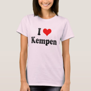 Camiseta Amo Kempen, Alemania. Ich Liebe Kempen, Alemania