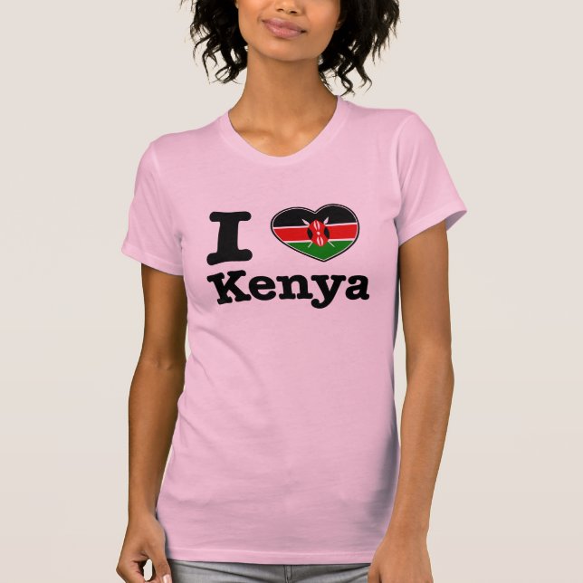 Camiseta Amo Kenia (Anverso)