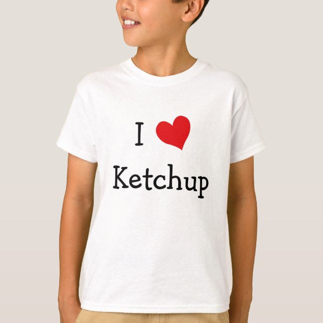 Camiseta Amo Ketchup (Anverso)