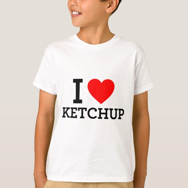 Camiseta Amo Ketchup (Anverso)