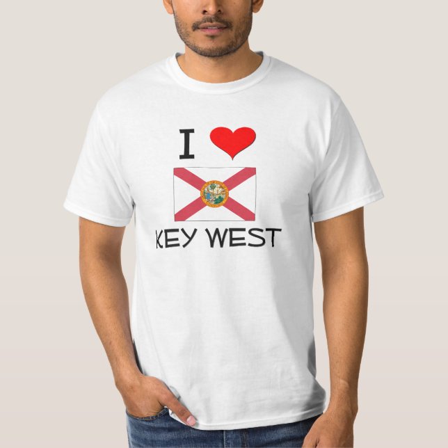 Camiseta Amo KEY WEST la Florida (Anverso)