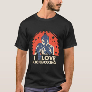 Camiseta Amo Kick-boxing Boxeo Ama Kickboxer Kickboxin