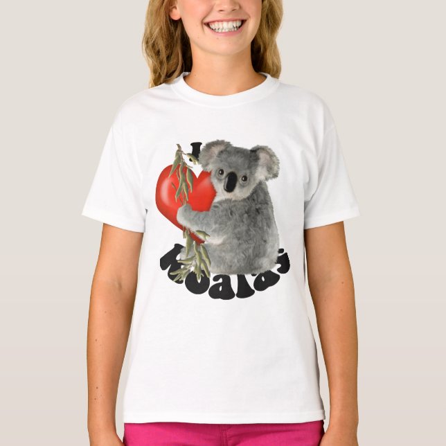Camiseta Amo koalas (Anverso)