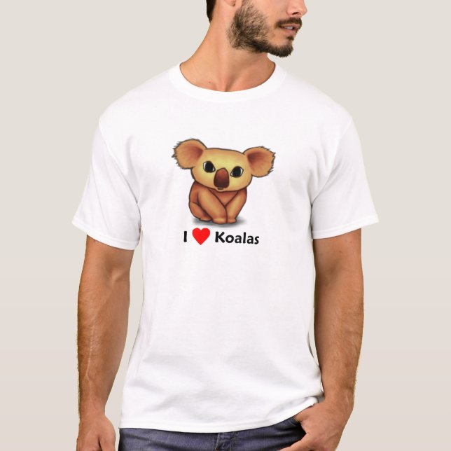 Camiseta Amo koalas (Anverso)
