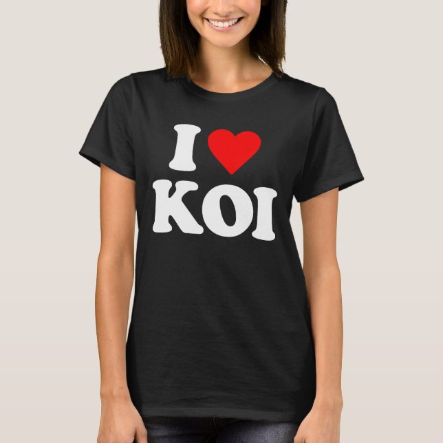 CAMISETA AMO KOI (Anverso)
