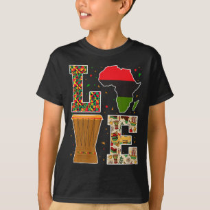 Camiseta Amo Kwanzaa Kinara Celebración del Patrimonio Afri