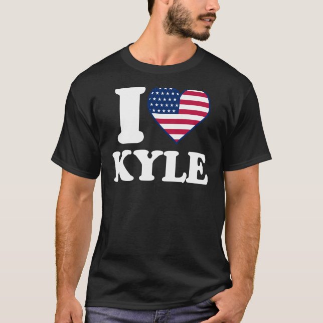Camiseta Amo Kyle I corazón Kyle (Anverso)