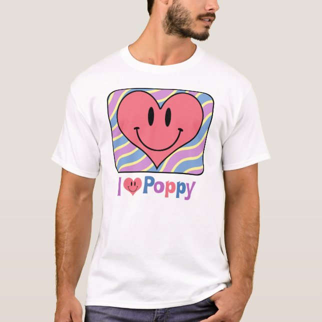 Camiseta Amo la amapola (Anverso)