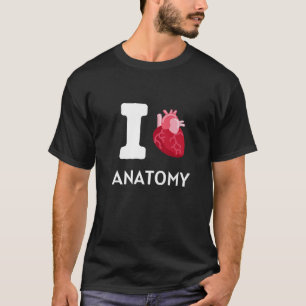 Camiseta Amo la ANATOMÍA Médica Enfermera Tee