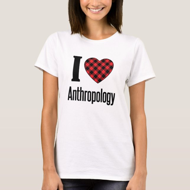 Camiseta Amo la Antropología (Anverso)