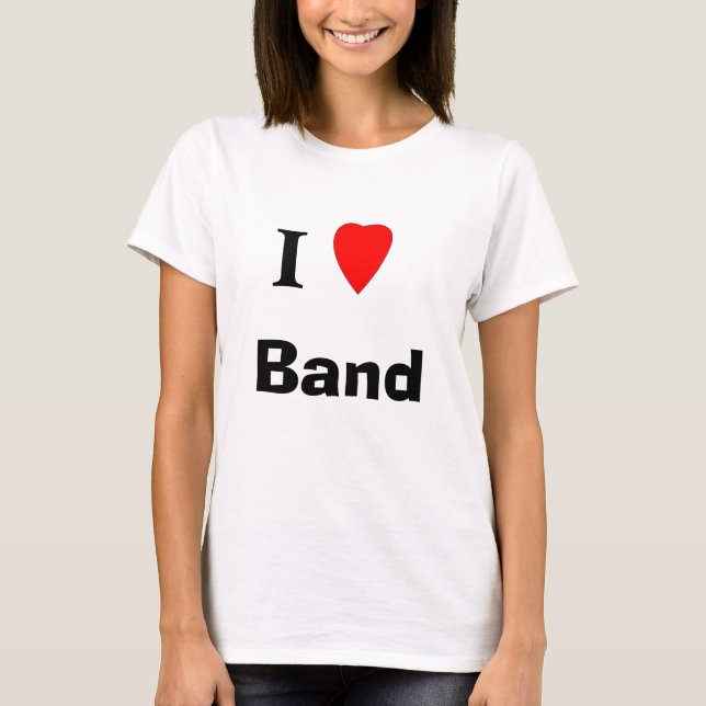 Camiseta amo la banda (Anverso)