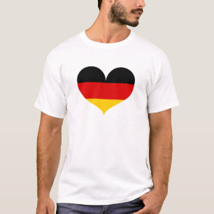 Camiseta Amo la bandera de Alemania