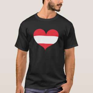 Camiseta Amo la bandera de Austria