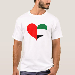 Camiseta Amo la bandera de Emiratos Árabes Unidos