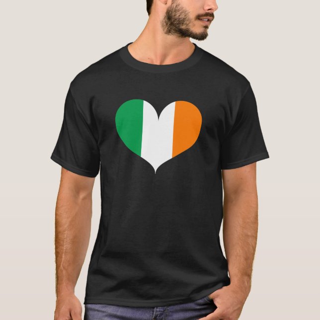 Camiseta Amo la bandera de Irlanda (Anverso)