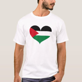 Camiseta Amo la bandera de Palestina